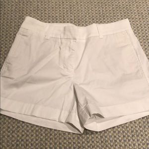 JCrew White chino shorts